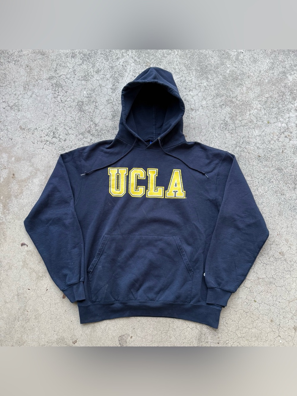 Vintage UCLA University Of California Los Angeles Collegiate Navy Hoodie Sz L